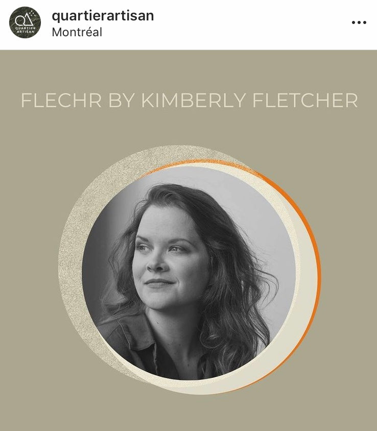 FLECHR X Quartier artisan 5eme cohorte 2021 Kimberly Fletcher cuir