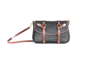 clutch bag crossbody handbag made in canada montreal pebble black leather flechr kimberly Fletcher kim quebec designer leathergoods