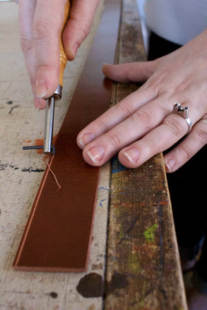 Make a leather belt - Saturday class