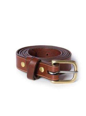 brown leather belt women handmade in Montreal Canada Qc, luxury handmade leather goods